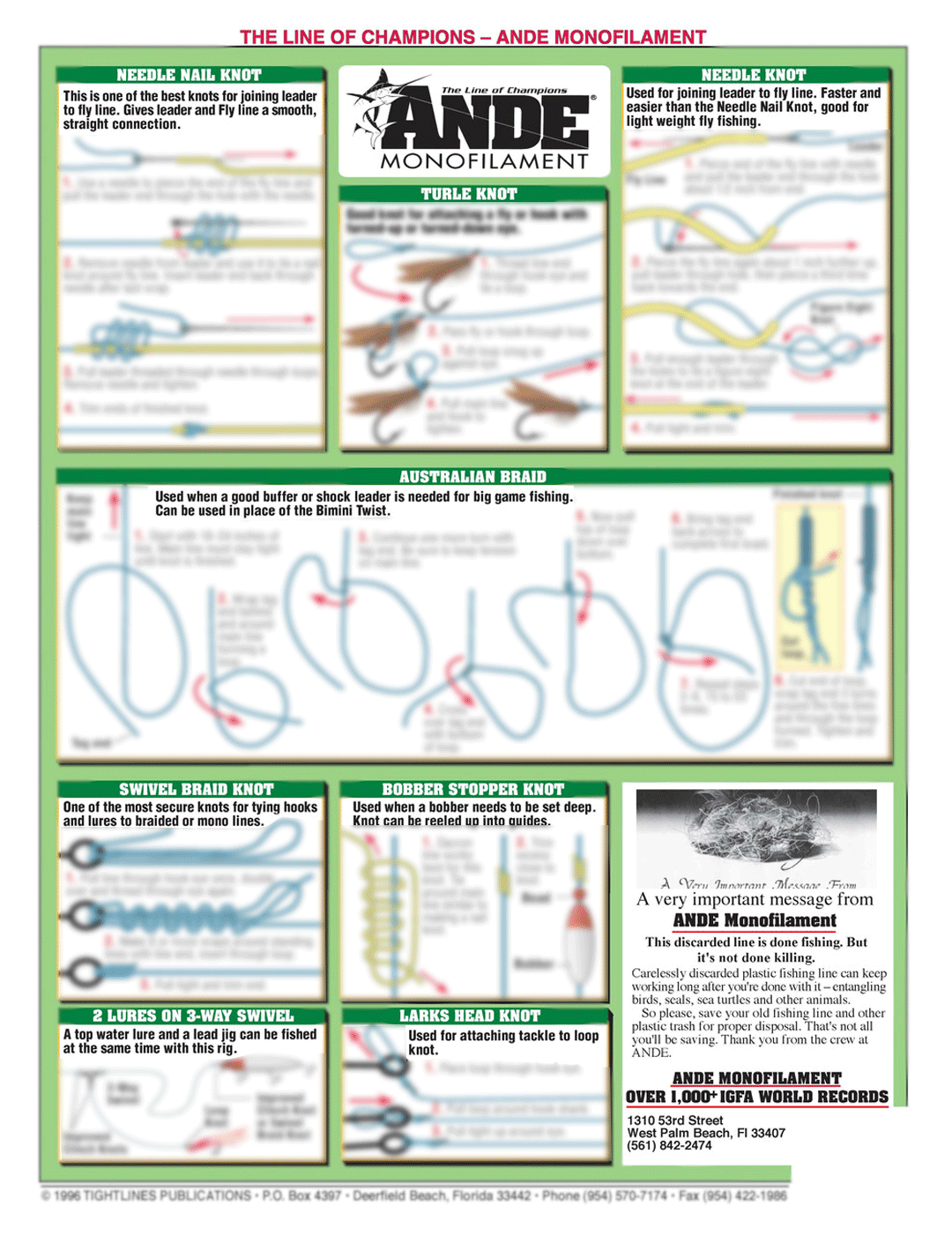 Chart #3 - Fishermen's Knot-Tying